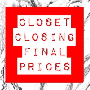 Closet Closing add to a bundle for prices